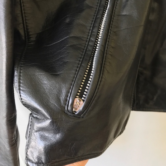 Vintage Openroad Motorcycle Leather Jacket - Picture 3 of 9